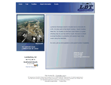 Tablet Screenshot of lumbertonmunicipalairport.com